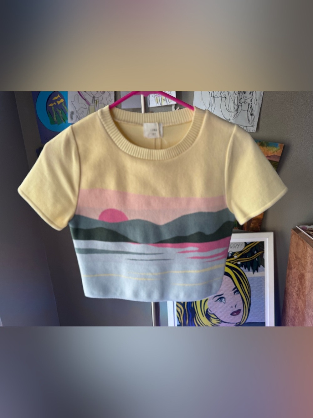 Sunset Crop Tee